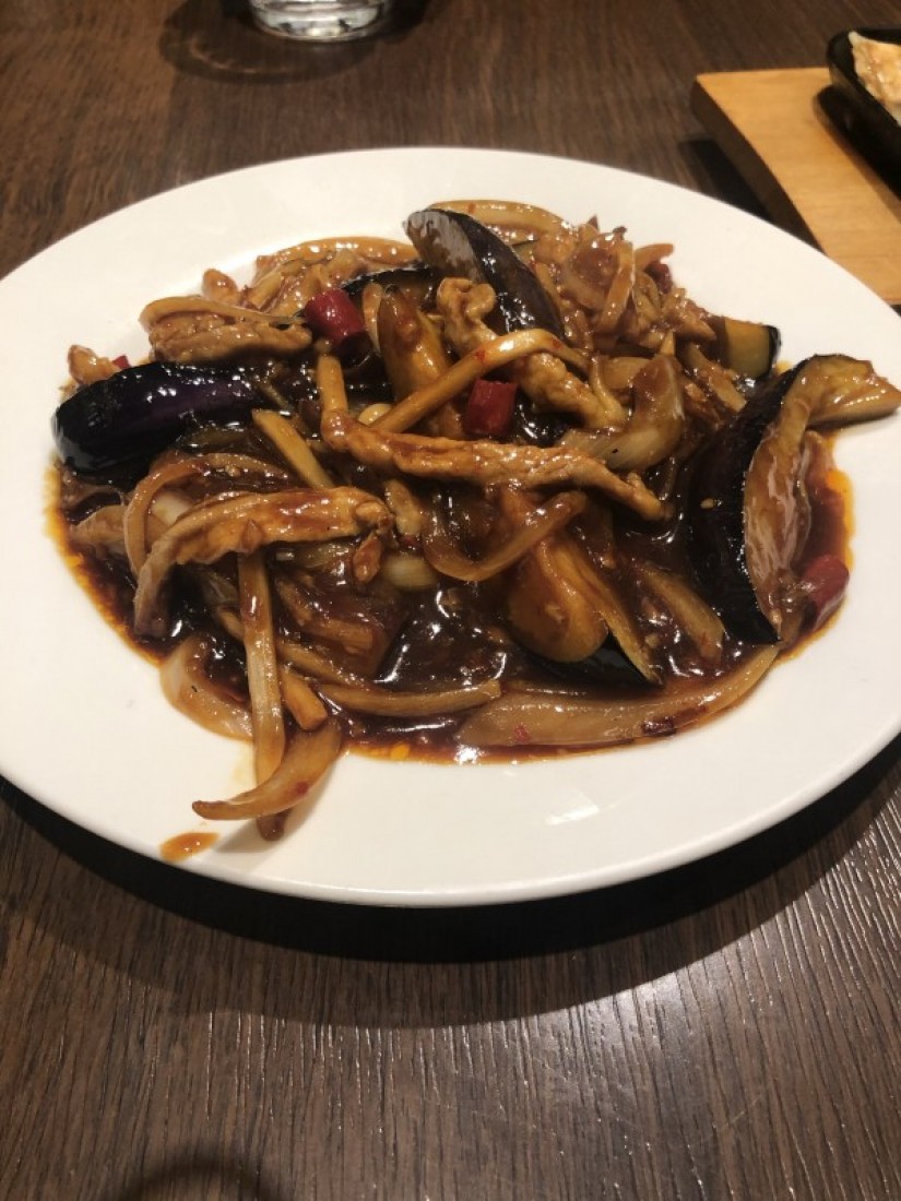 なす豚肉ピリ辛炒め 0 87km 紅虎餃子房 さいたま新都心コクーン店 埼玉県 辛メーター